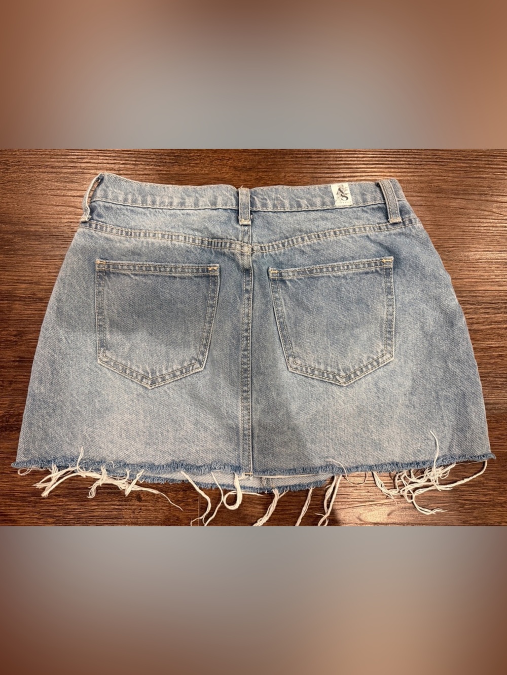 Altar'd State Light Blue Denim Skirt - Picture 3 of 3